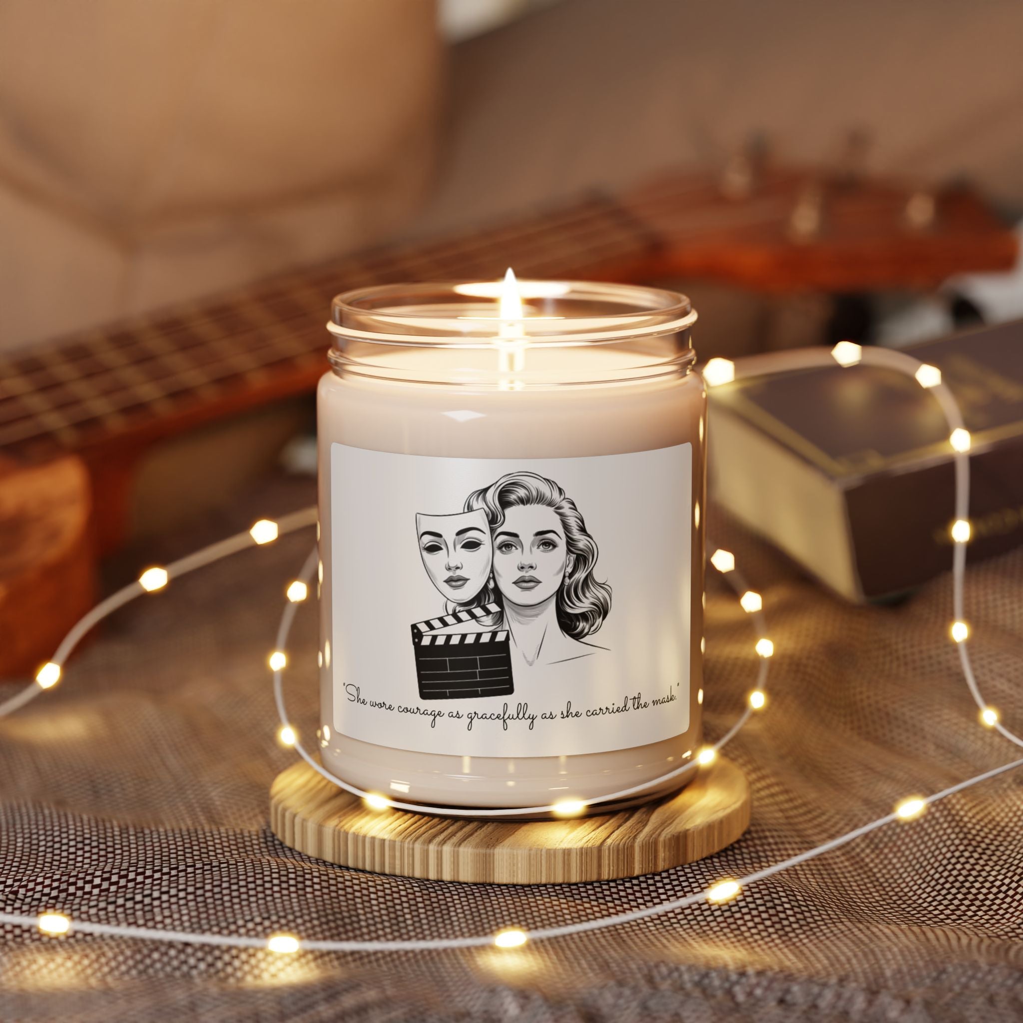 The Lady With The Mask | Scented Soy Candle